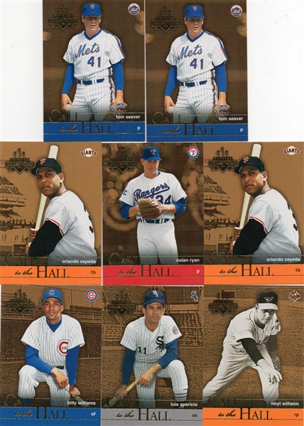 ---2003 DONRUSS CHAMPIONS LOT OF (8) CALL TO THE HALL' MANY STARS,ALL #ED!