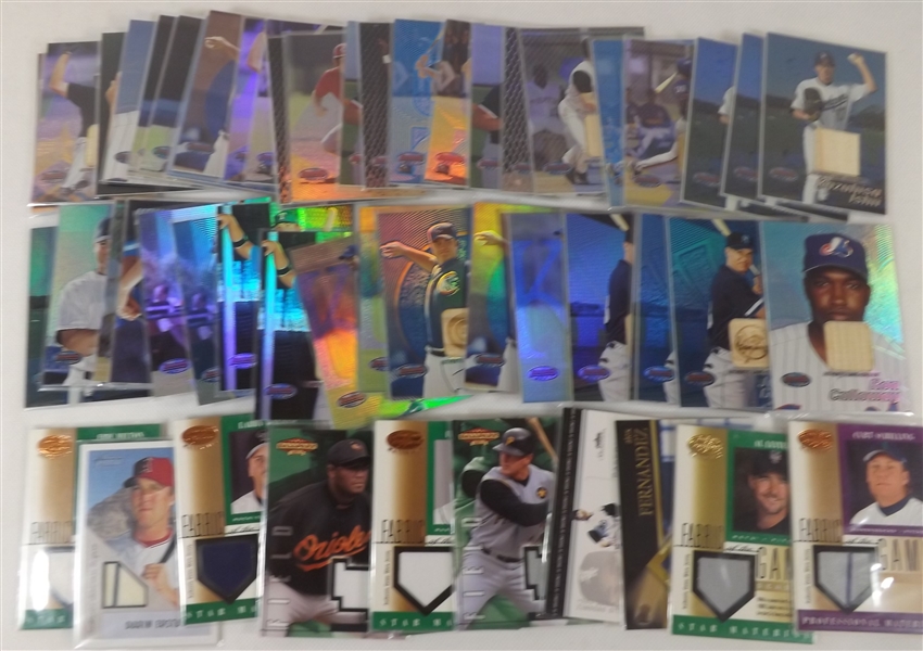--SUPER LOT OF (86)  GAME USED BATS,JERSEYS,AUTO'S,RC'S & STARS,MANY #ED