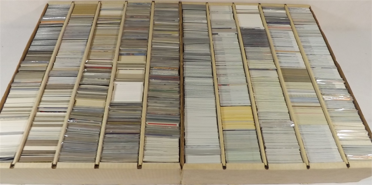 BASEBALL CARD COLLECTION OF APX. 20,000+ MOSTLY STARS & HALL OF FAME