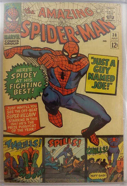 1966 THE AMAZING SPIDER-MAN #38 CGC 7.5