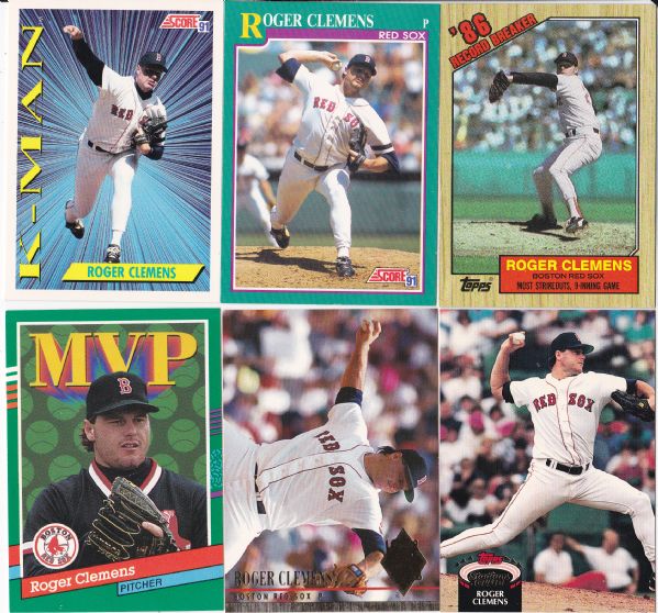 ROGER CLEMENS 24 CARD LOT WITH INSERTS
