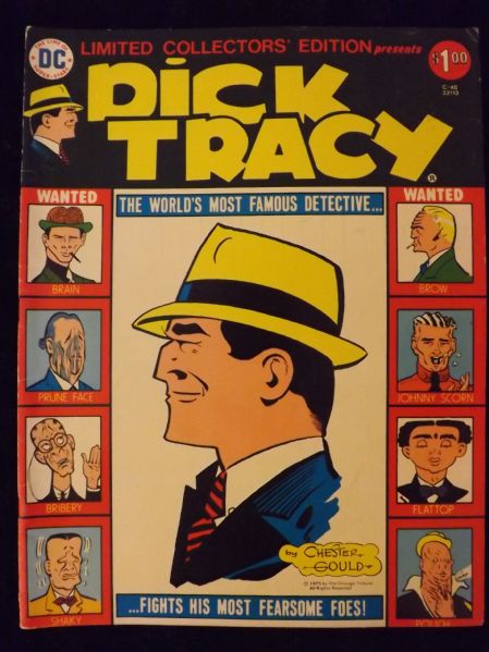 1975 DICK TRACY LIMITED EDITION OVERSIZED COMIC