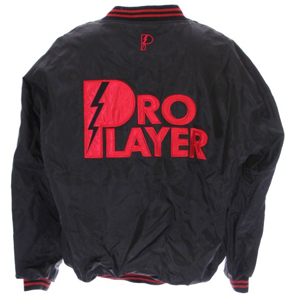 1990'S CHICAGO BULLS PRO PLAYER LINED NYLON PULLOVER JACKET