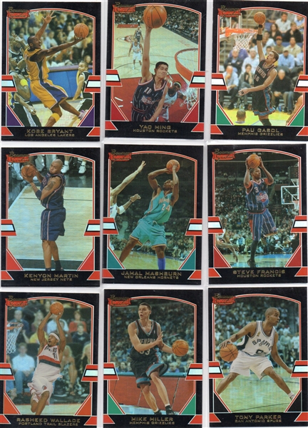 --2003/04 BOWMAN SIGNATURE STARS & ROOKIES ALL NUMBERED CARDS,KOBE,YAO MING & MORE