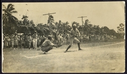 VINTAGE EARLY 1900S CUBAN BASEBALL GAME POSTCARD PICTURE