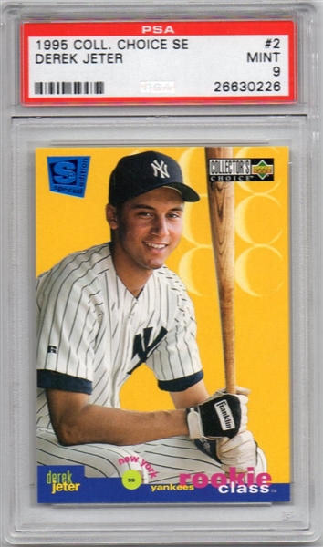 ---1995 UD Collector's Choice Special Edition Rookie Class #2 Derek Jeter RC PSA 9 