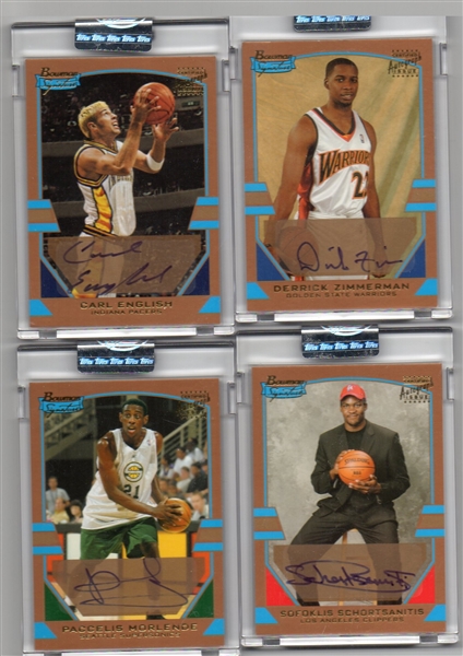 ---2003-04 BOWMAN SIGNATURE EDITION AUTO'S,PS/U,R/C'S ALL NUMBERED,SOME UNCIRCULATED