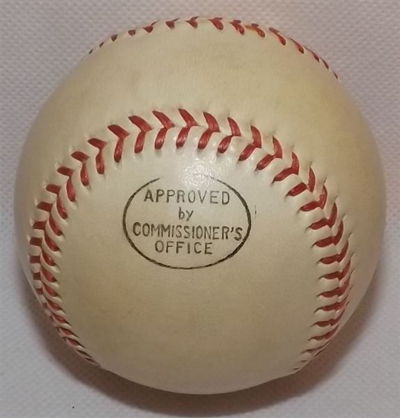 * JOE DIMAGGIO SIGNED COMMISSIONER APPROVED BASEBALL