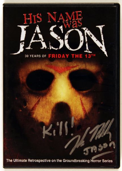 KANE HODDER SIGNED HIS NAME WAS JASON - FRIDAY THE 13TH DVD