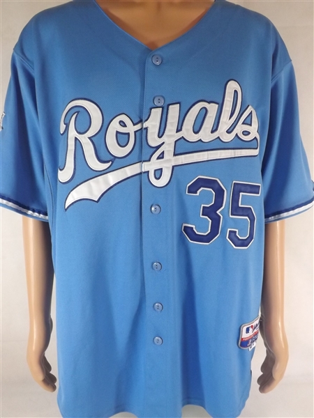 ERIC HOSMER K.C. ROYALS 2012 ALL-STAR GAME JERSEY MAJESTIC