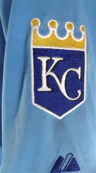 ERIC HOSMER K.C. ROYALS 2012 ALL-STAR GAME JERSEY MAJESTIC