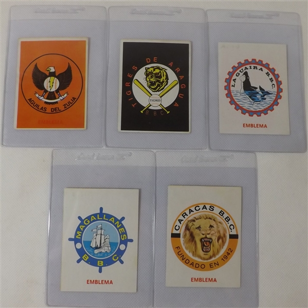 1974 VENEZUELAN WINTER LEAGUE STICKERS PARTIAL SET!