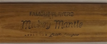 --"MICKEY MANTLE" VINTAGE WILSON BASEBALL BAT -FAMOUS PLAYERS-MODEL A1526 30" 