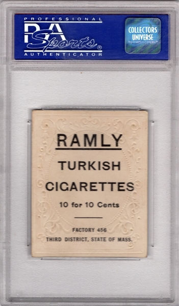 1909 T204 RAMLY TURKISH CIGARETTES JIMMY SEBRING BROOKLYN PSA 5