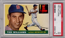 1955 TOPPS #2 TED WILLIAMS PSA 5