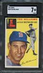 1954 TOPPS #250 TED WILLIAMS SGC 7