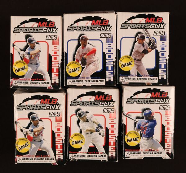 2004 TOPPS MLB SPORTSCLIX BOXES LOT OF 6