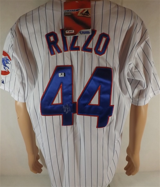 ANTHONY RIZZO SIGNED CHICAGO CUBS JERSEY COA