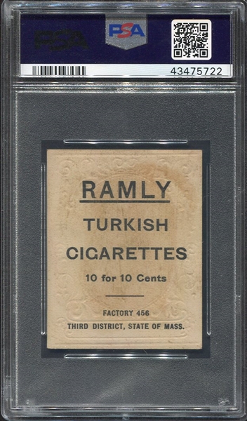1909 T204 RAMLY TURKISH CIGARETTES CECIL FERGUSON BOSTON DOVES PSA