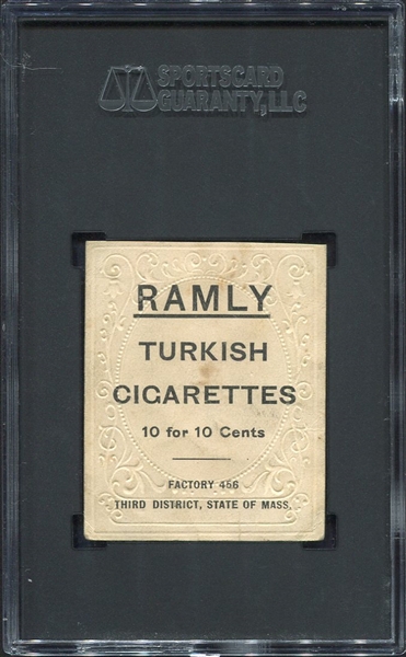 1909 T204 RAMLY TURKISH CIGARETTES ANDY COAKLEY SGC