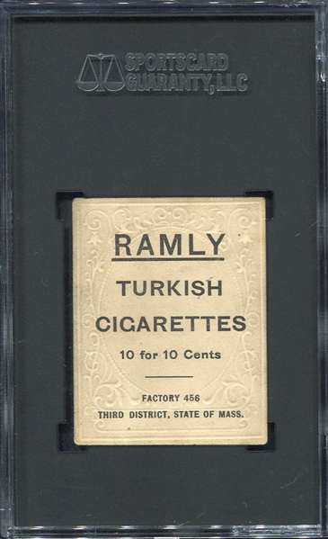 1909 T204 RAMLY TURKISH CIGARETTES RED KLEINON SGC 2.5