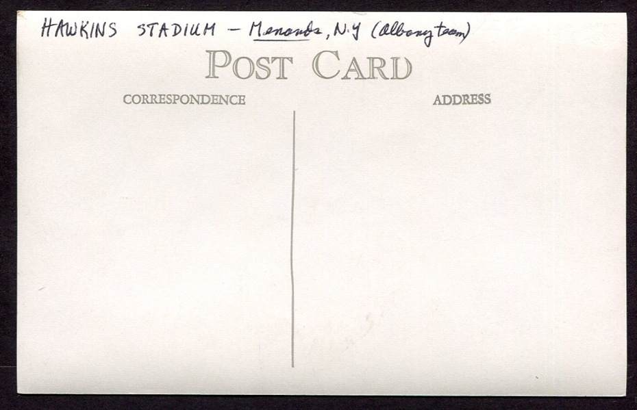 1930'S HAWKINS STADIUM ALBANY N.Y. PHOTO POST CARD
