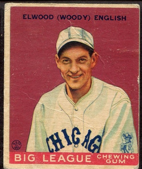 1934 WORLD WIDE GUM CO. #11 ELWOOD WOODY ENGLISH