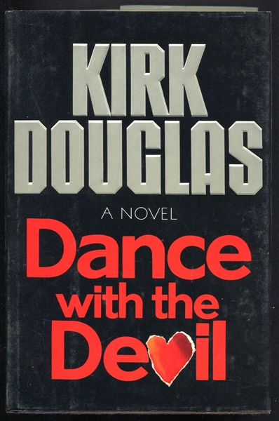 KIRK DOUGLAS SIGNED DANCE WITH THE DEVIL BOOK