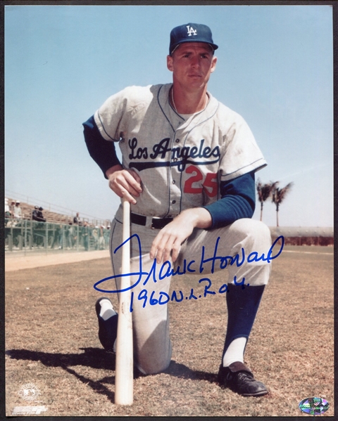 FRANK HOWARD SIGNED CHECK & INSCRIBED 8X10 PHOTO