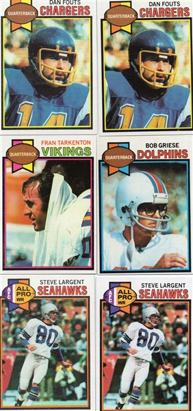 *-1979 TOPPS FOOTBALL HOF's PAYTON,CAMPBELL,HARRIS,FOUTS & MORE!