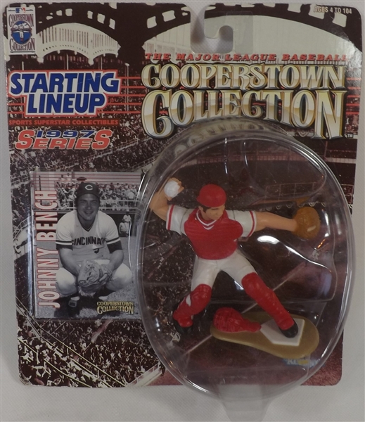 --1997 KENNER STARTING LINEUP COOPERSTOWN COLLECTION JOHNNY BENCH