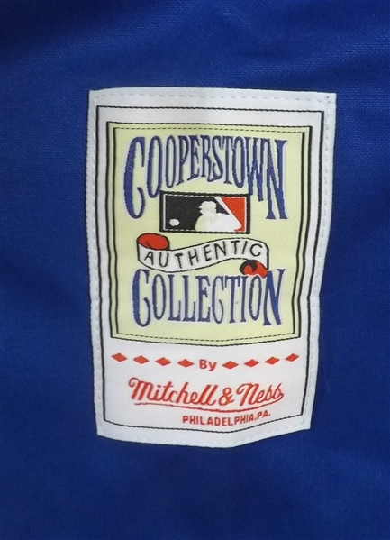 GREG MADDUX SIGNED M&N 300 WIN JERSEY COOPERSTOWN COLLECTION COA