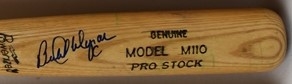 GAME USED LOUISVILLE SLUGGER SIGNED BY BUTCH WYNEGAR YANKEES PIRATES