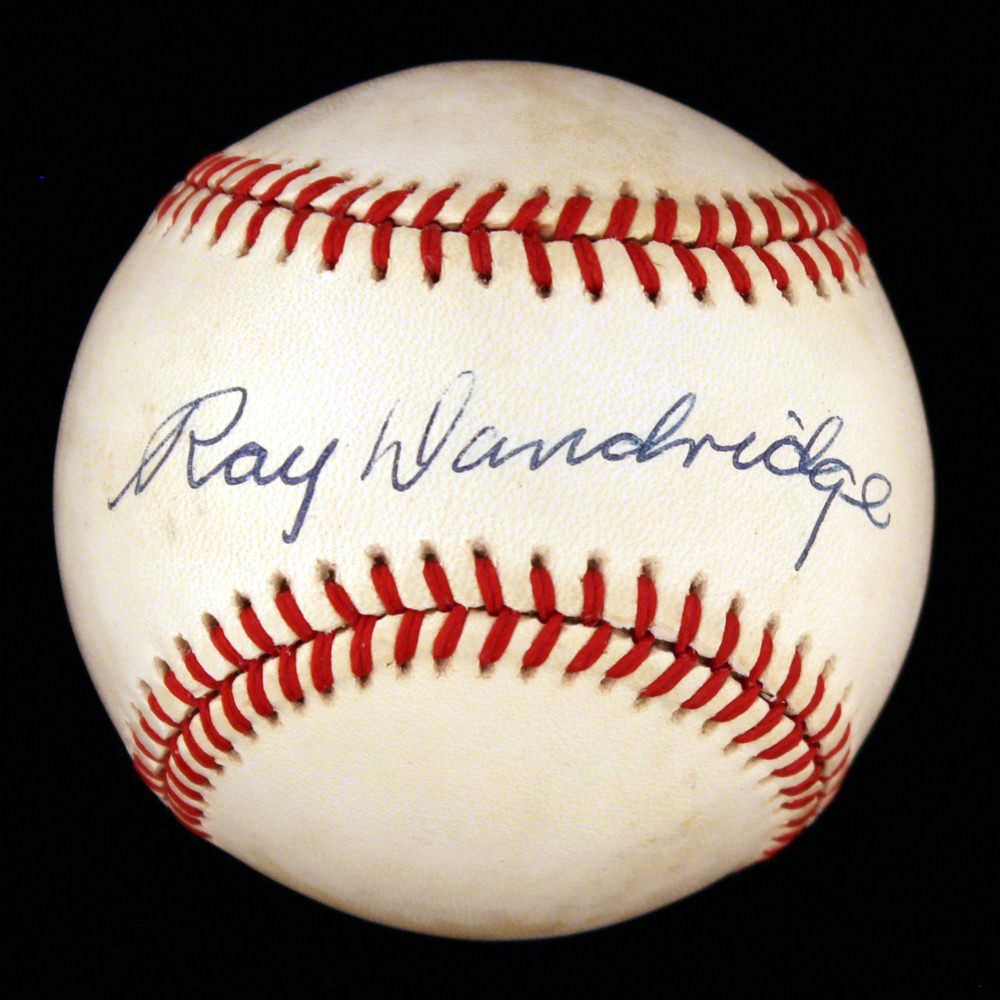 Lot Detail - RAY DANDRIDGE SIGNED ONL BASEBALL